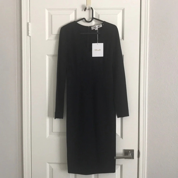 Diane Von Furstenberg Black Dress - Picture 4 of 8